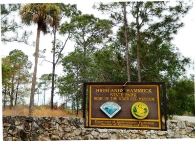 Highlands Hammock State Park Entrance image. Click for full size.