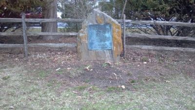 Birthplace of Isaac Sharpless Marker ~ Roadside image. Click for full size.