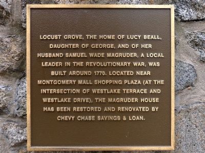 Locust Grove Marker image. Click for full size.