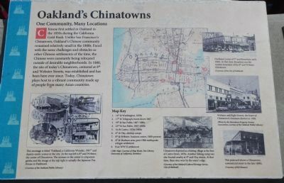 Oaklands Chinatowns Marker image. Click for full size.
