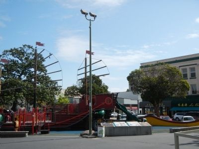Oakland’s Chinatowns Marker. Click for full size. Oakland’s Chinatowns Marker image. Click for full size.