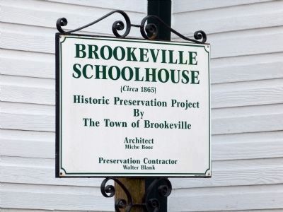 Brookeville Schoolhouse image. Click for full size.