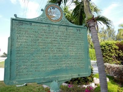 Long Key Fishing Club Marker (<i>reverse side</i>) image. Click for full size.