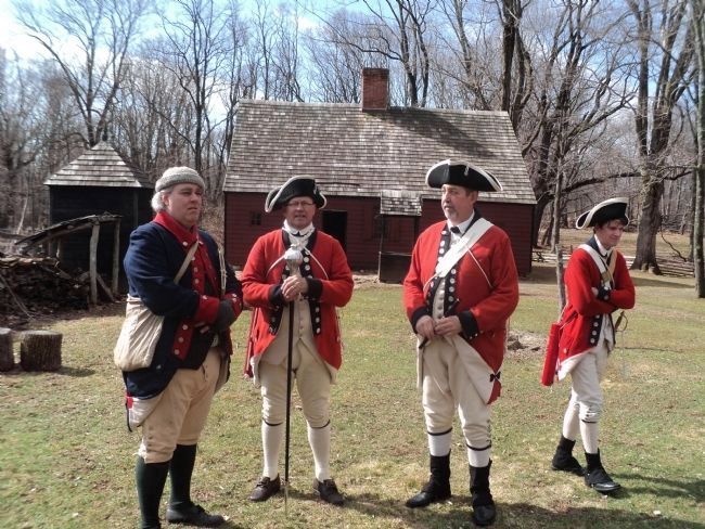 Revolutionary War Soldiers at the Wick House. Click for full size. Revolutionary War Soldiers at the Wick House image. Click for full size.