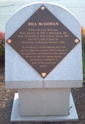 Bill McGowan Marker image. Click for full size.
