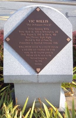 Vic Willis Marker image. Click for full size.