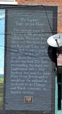The Ligonier Train Depot Marker image. Click for full size.