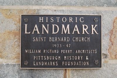 Saint Bernard Church Marker image. Click for full size.