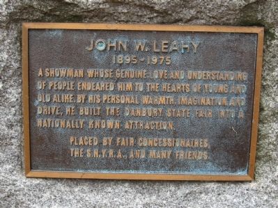 John W. Leahy Marker image. Click for full size.
