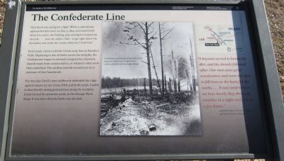 The Confederate Line Marker image. Click for full size.