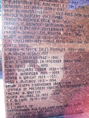 Katy Park Rededication Marker. Click for full size. Katy Park Rededication Marker image. Click for full size.