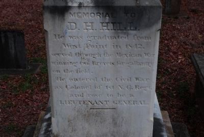 D.H. Hill Memorial image. Click for full size.
