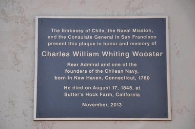 Charles William Whiting Wooster Marker image. Click for full size.