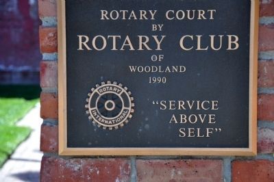 Rotary Club Marker. Click for full size. Rotary Club Marker image. Click for full size.