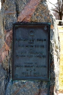 Michigan Road Marker. Click for full size. Michigan Road Marker image. Click for full size.