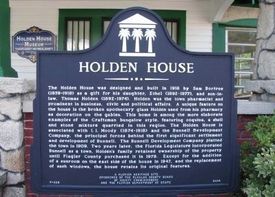 Holden House Marker image. Click for full size.