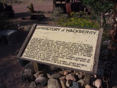 A Brief History of Hackberry Marker image. Click for full size.