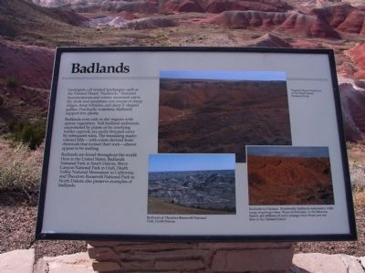 Badlands Marker image. Click for full size.