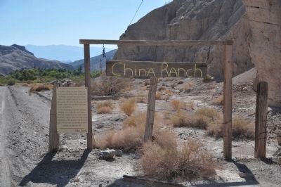 China Ranch Sign (front) image. Click for full size.