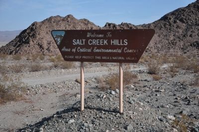 Salt Creek Hills Sign image. Click for full size.