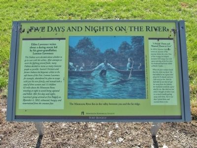 Five Days and Nights on the River Marker image. Click for full size.