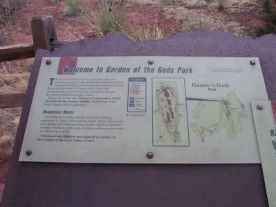 Welcome to Garden of the Gods Park image. Click for full size.
