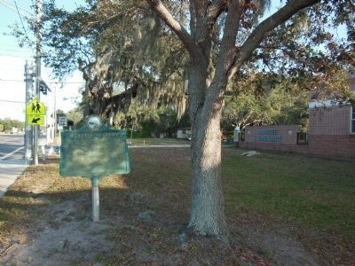 Manatee Academy Marker (<i>side 1 wide view</i>). Click for full size. Manatee Academy Marker (<i>side 1 wide view</i>) image. Click for full size.