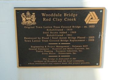 Wooddale Bridge Marker image. Click for full size.