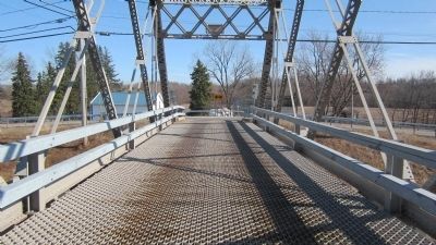 Southward View On Bridge of Canal Bridge No. E-220 Marker image. Click for full size.