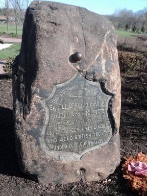 Battle of Boundbrook Marker. Click for full size. Battle of Boundbrook Marker image. Click for full size.