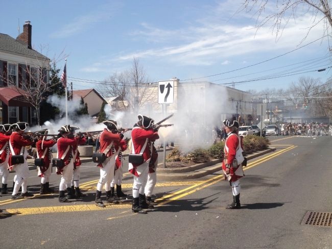 Battle of Boundbrook. Click for full size. Battle of Boundbrook image. Click for full size.