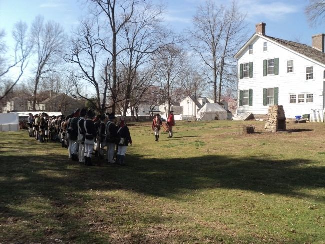 Encampment at the Abraham Staats House image. Click for full size.