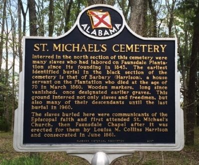 St. Michael's Cemetery Marker image. Click for full size.