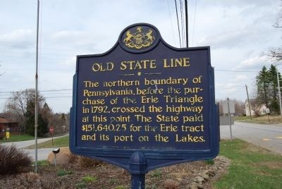 Old State Line Marker image. Click for full size.