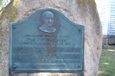 John Stewart Barry Marker. Click for full size. John Stewart Barry Marker image. Click for full size.
