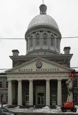 Le March� Bonsecours / Bonsecours Market (1847) image. Click for full size.