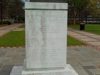 Dr. Martin Luther King, Jr. Marker. Click for full size. Dr. Martin Luther King, Jr. Marker image. Click for full size.