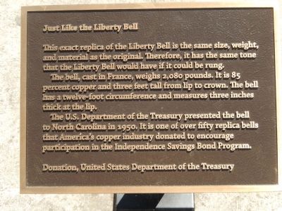 Just Like the Liberty Bell Marker. Click for full size. Just Like the Liberty Bell Marker image. Click for full size.
