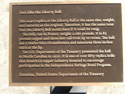 Just Like the Liberty Bell Marker image. Click for full size.