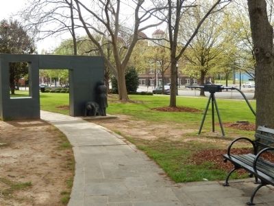 Sculpture of Children Being Blasted by Water Cannons. Click for full size. Sculpture of Children Being Blasted by Water Cannons image. Click for full size.
