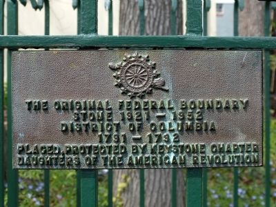 Original Federal Boundary Stone SW 5 Marker. Click for full size. Original Federal Boundary Stone SW 5 Marker image. Click for full size.