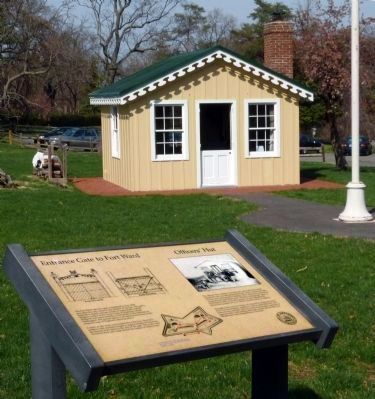 Entrance Gate to Fort Ward Marker<br>& Officers' Hut image. Click for full size.