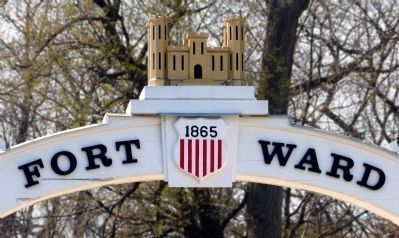 Fort Ward Entrance Gate image. Click for full size.