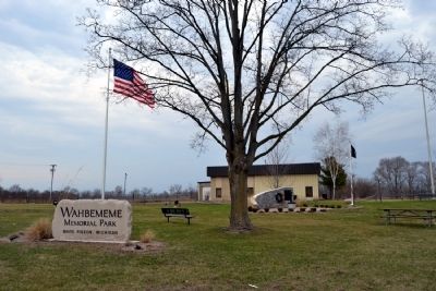 Wahbememe Memorial Park. Click for full size. Wahbememe Memorial Park image. Click for full size.