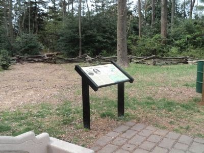 Marker on the Ox Hill Battlefield image. Click for full size.