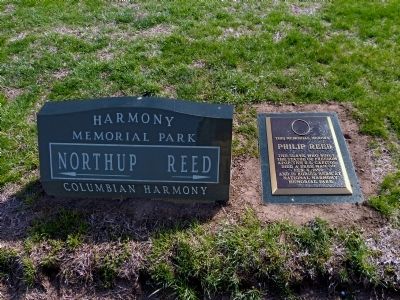 Philip Reed Marker. Click for full size. Philip Reed Marker image. Click for full size.