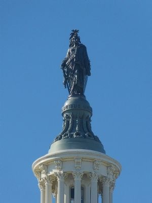 Statue of Freedom. Click for full size. Statue of Freedom image. Click for full size.