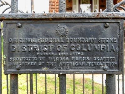 SE 2 Original Federal Boundary Stone Marker image. Click for full size.
