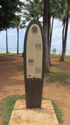 The Beaches of Waikiki Marker image. Click for full size.