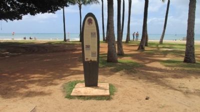 The Beaches of Waikiki Marker. Click for full size. The Beaches of Waikiki Marker image. Click for full size.